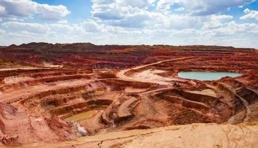 Natural landscape illustrating the relationship between resources and the environment